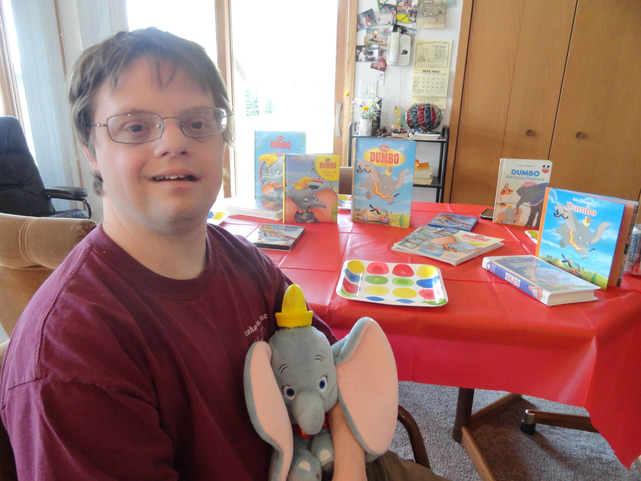 Andy loves Dumbo!!!