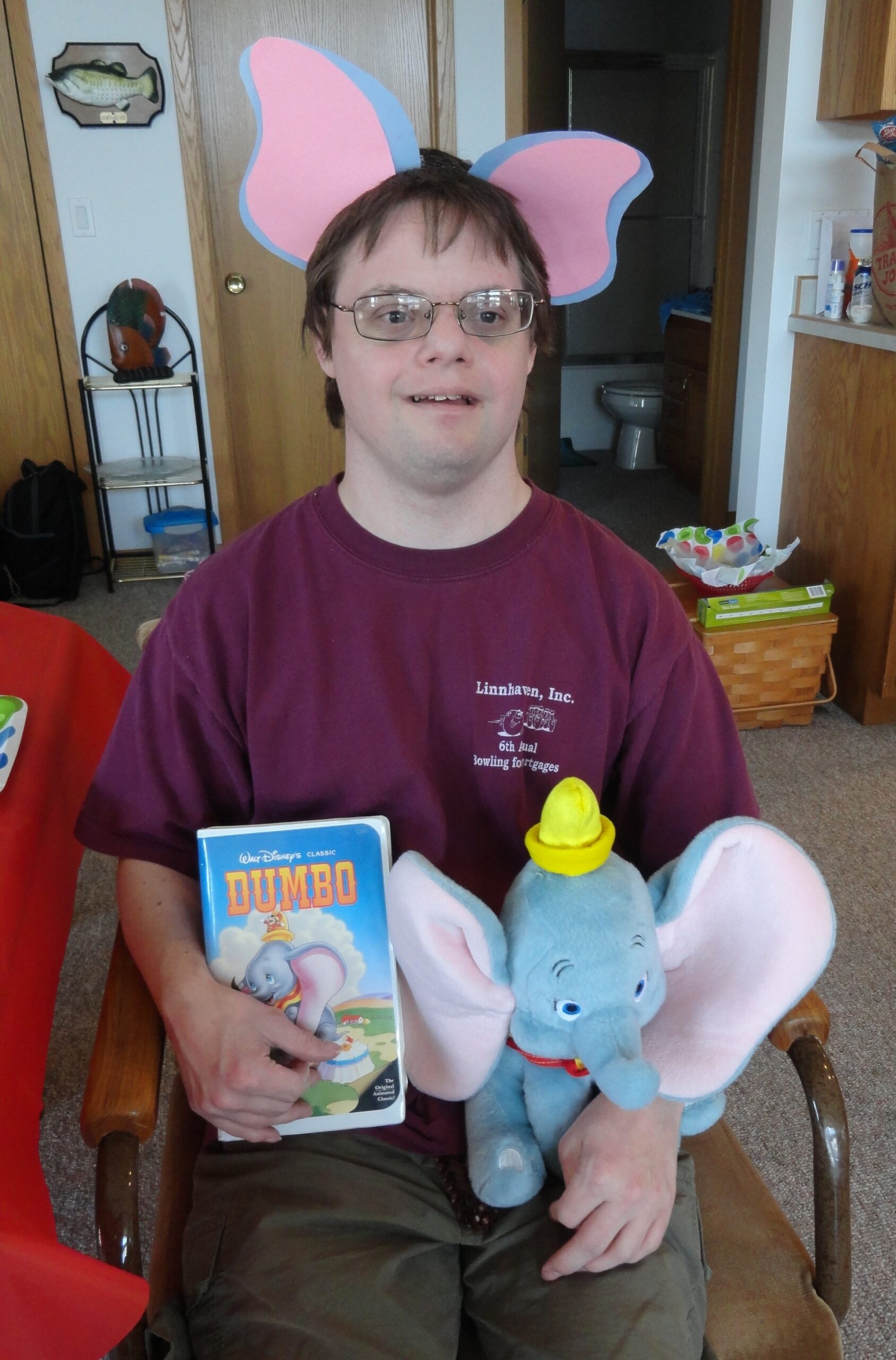 Andy with his Dumbo ears!